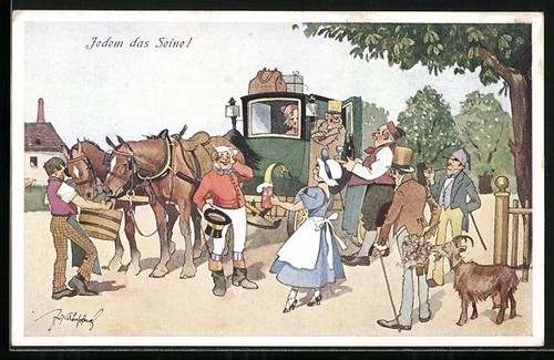 Künstler fritz - künstler-ak,