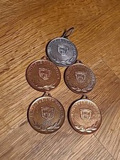 5x DDR ADMV Medaille Plakette