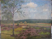 Gemälde Heide /