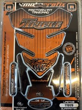 MOTOGRAFIX TT0120 TANKPROTEKTOREN AUFKLEBER 3D GEL TANKPAD TIPLEFLAG J0059