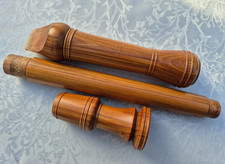 4. KÜNG Alt Flöte Blockflöte Schweiz * Meisterstück  * swiss made 3 teilig