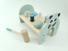 Eichhorn Klopfbank mit 4 Klopfstiften und 2 Kugeln inkl. Hammer