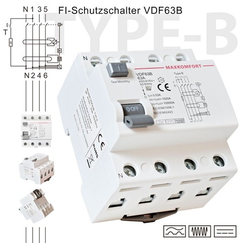 Fehlerstromschutzschalter - , /