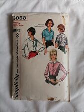 Schnittmuster Simplicity 6053 Bluse 38 60er Jahre 70er Jahre 