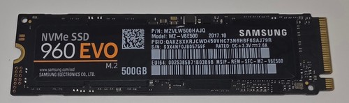 Samsung nvme ssd 960 - nvme, evo