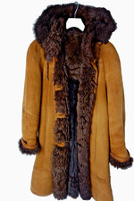 Extrem warmer  Lammfellmantel