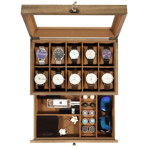 Uhrenbox uhrenkoffer für - uhrenbox, 6