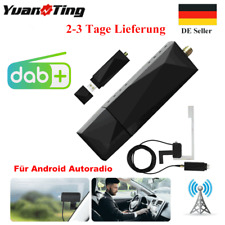 DAB+Box Digital Radio Tuner Dongle Empfänger+Antenne USB Für Android Autoradio