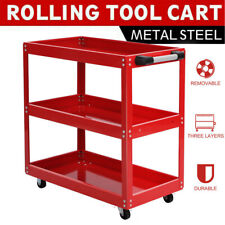 ROT WERKZEUGWAGEN 200 KG WERKSTATTWAGEN MONTAGE-WAGEN ROLLWAGEN TRANSPORTWAGEN
