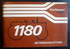 Fiat Schlepper 1180 / 1180 DT Betriebsanleitung