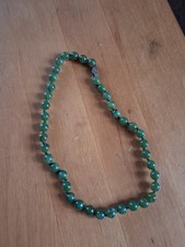 Kette Halskette Grün Jade mit