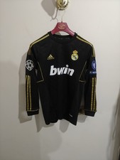 2011-2012 Adidas Real Madrid Cristiano Ronaldo Trikot Shirt Kit Away schwarz Small