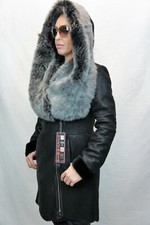 100% Echtes Schaffell Leder