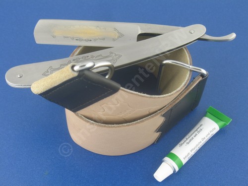 Rasiermesser set goldätzung - rasiermesser-set,