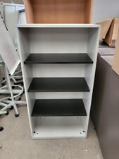 Steelcase Aktenregal 4 Ordnerhöhen 80cm grau