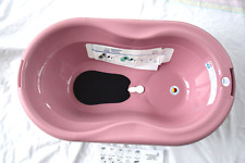 Rotho Babydesign Badewanne 20001 Baby Wanne rosa Babywanne 76 x 44,5 x 22 cm