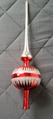 Alte glas christbaumspitze - alte,