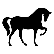 Schablone Pferd Horse