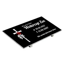 Grabplatte mit Gravur GRANIT, Gedenktafel, Grabstein für 1-2 Pers., N12