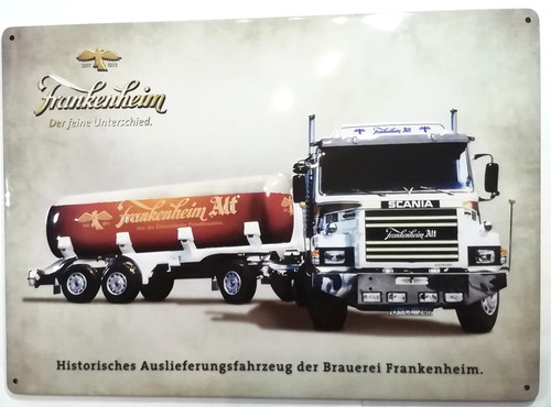 Blechwerbetafel brauerei - blechwerbetafel,