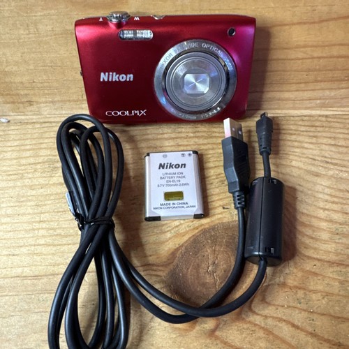 Nikon coolpix s2800 rot - coolpix, hs