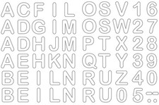 ROTH Bügelbuchstaben für