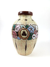 Keramik Vase Amphora Turn Teplitz um 1920