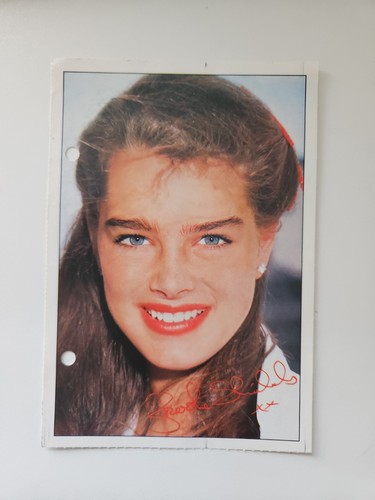 Brooke shields autogrammkarte - shields-,