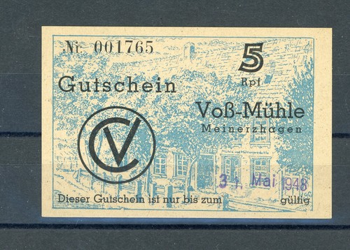 Meinerzhagen pfennig notgeld - 5,
