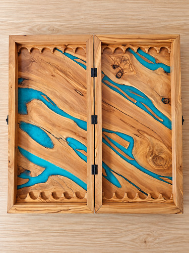 Backgammon olivenholz - backgammon,