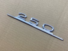 Mercedes W114 /8 250 Emblem Schriftzug Typschild Heck Klappe Deckel Chrom 1. Ser