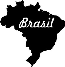 Auto aufkleber brasilien - 2x,