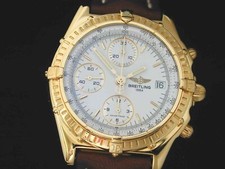 BREITLING CRONOMAT WINDRIDER HERRENUHR 750er GOLD REF K13048, TOP, WIE NEU !