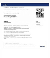 Tickets Sylvester Party Ass