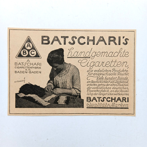 1924 batschari zigaretten - 1924,