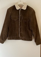 Vintage Rare Levis Sherpa 70605 Cord Trucker Jacke 70/80er Made In USA Gr. 38