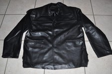 Jacke, Kunstleder, schwarz