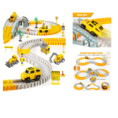 Kizplays 260pcs autorennbahn - kizplays,