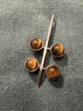 N.E. FROM, Denmark - Anhänger Sterling Silber 925 - Tigerauge Perlen - pendant