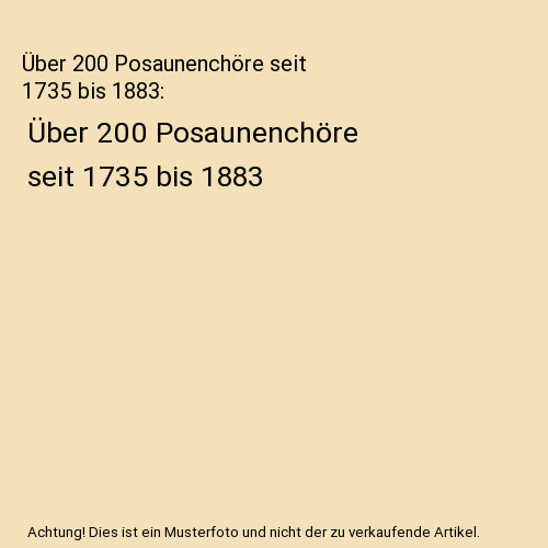über 200 posaunenchöre seit - posaunenchöre,