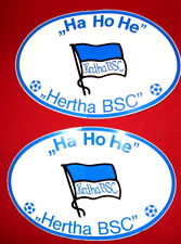 2x Aufkleber   HAHOHE Hertha BSC   Berlin  Fussball Fanartikel