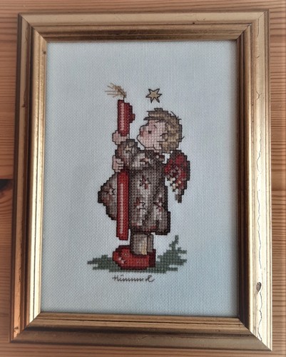 Hummel kreuzstich stickbild - kreuzstich,