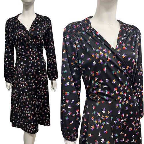 Vintage kleid 80er schwarz - kleid,
