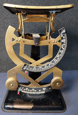 Antike BILATERAL Briefwaage 500g Waage Waagen Messing Scherenwaage