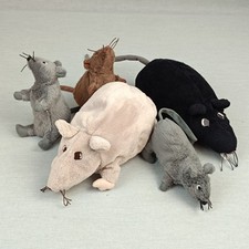IKEA Maus ❤️ Maus + Ratte Grau Braun Schwarz Stofftier Plüsch Kuscheltier Set