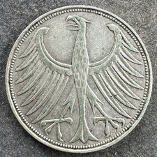 5 Mark 1951 G BRD Silberadler