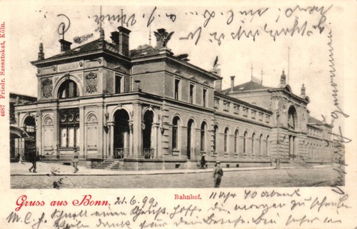 Bonn bahnhof 1899 bitte - -,