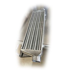 Universal  Tube Fin 27" x 7" x 2.5" Ladeluftkühler Turbo Ladeluftkühler return