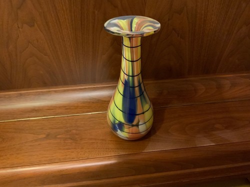 Glas vase bunt - glas,