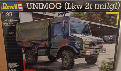 Revell 03082 unimog lkw - 1:35,